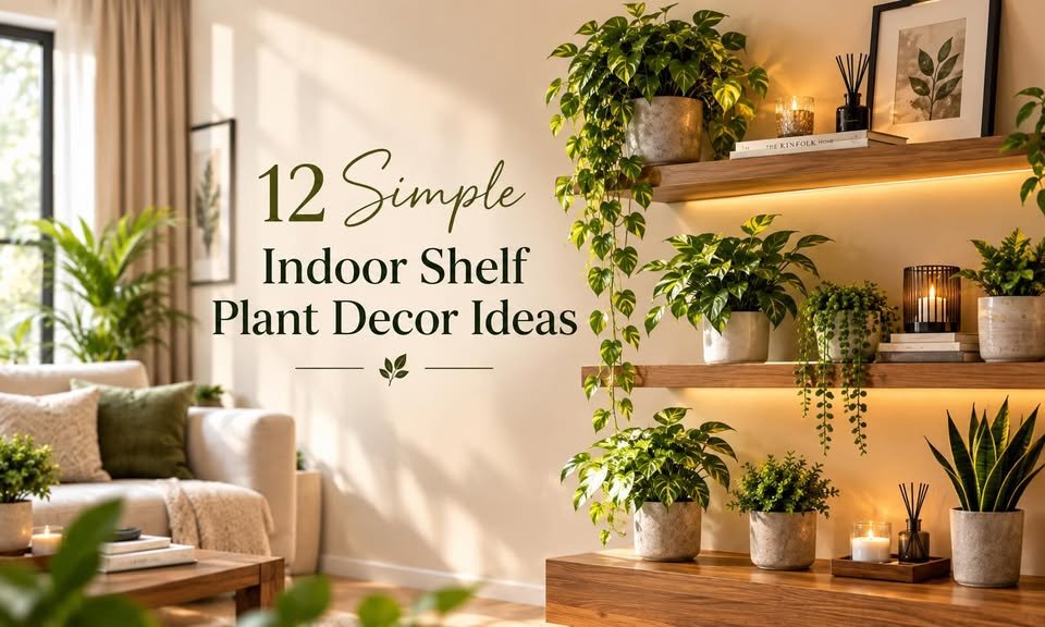 12 Easy Indoor Shelf Plant Decor Ideas for a Cozy Home